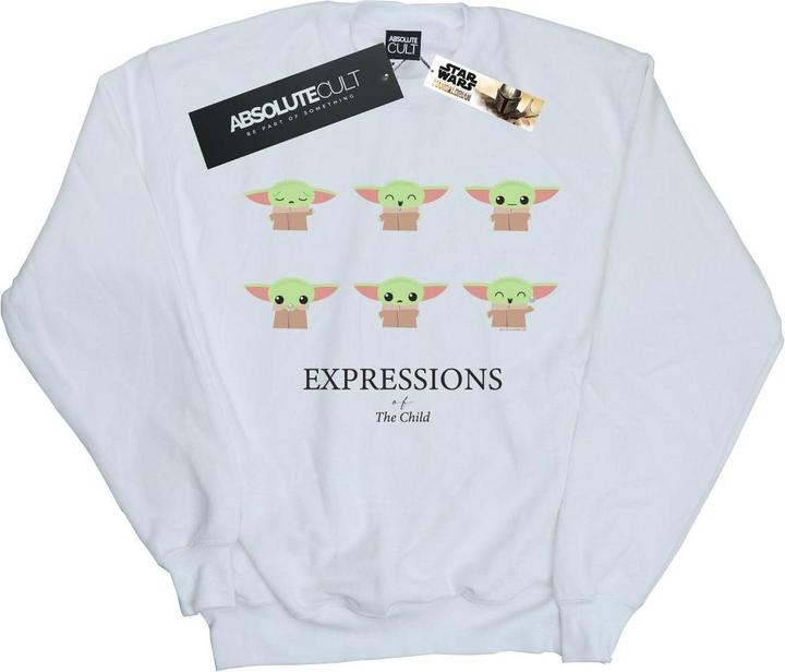 Produktbild Star Wars The Mandalorian Expressions Of The Child Sweatshirt Mädchen (128)