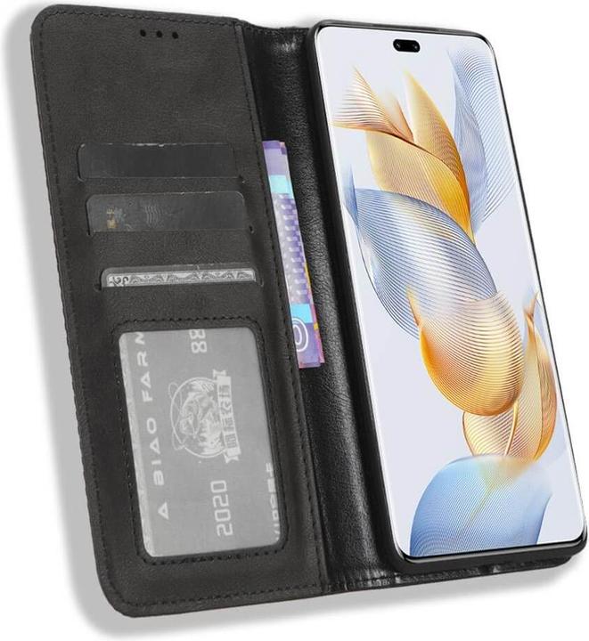 Image du produit Cover-Discount Honor 90 - Stand Flip Case étui noir (Honor 90)