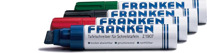 Produktbild Franken Jumbo-Marker nachfüllbar (farbsortiert, 12 mm, 4 x)