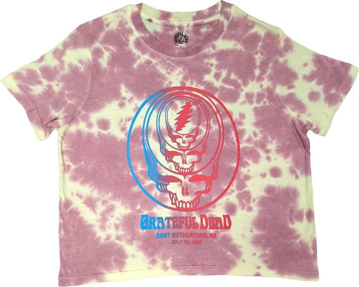 Immagine prodotto Grateful Dead Donna/Ladies Crop Top con teschi concentrici (M)