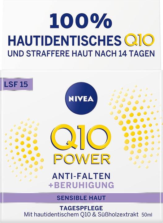 Actual product image NIVEA Anti -Wreck Cream by Q10 per day, SPF 15, 50 ml (50 ml)