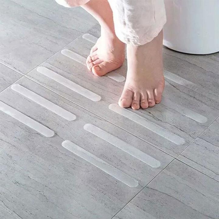 Produktbild Werkstein Selbstklebendes Anti-Rutsch Pad Sticker für Dusche / Badewanne - Transparent 19-tlg. Set (20 mm)