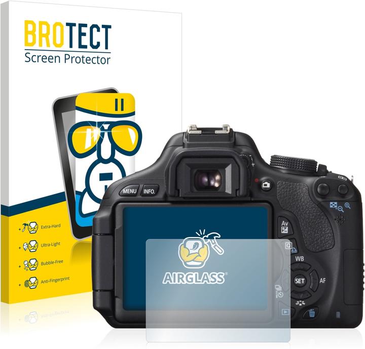 Produktbild BROTECT AirGlass Panzerglasfolie (Displayschutz, EOS 600D)