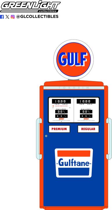 Produktbild 1948 Vintage Gas Pumps Series 16-Wayne 100A Chevron Solid Pack
