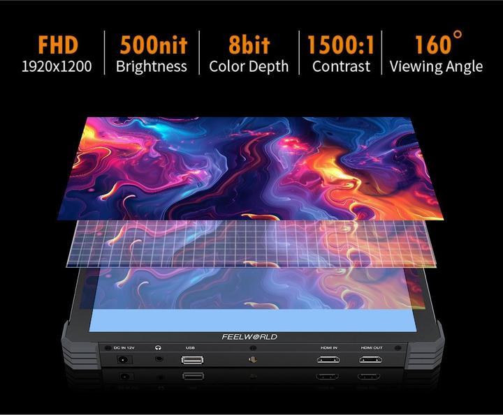 Actual product image Feelworld T10 (10.10", 4K)
