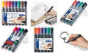 Actual product image Staedtler 352 Marker Lumocolor Permanent (Multicoloured, 2 mm, 8 x)
