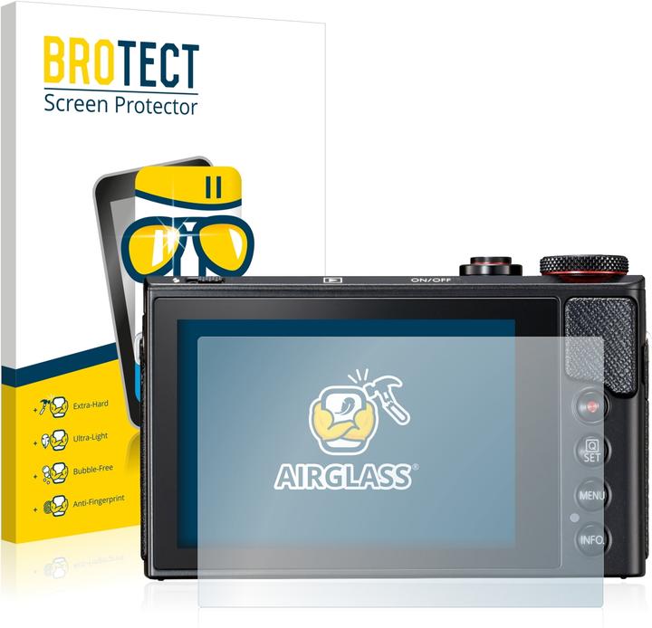 Produktbild BROTECT AirGlass Panzerglasfolie (Displayschutz, Powershot G9 X Mark II)