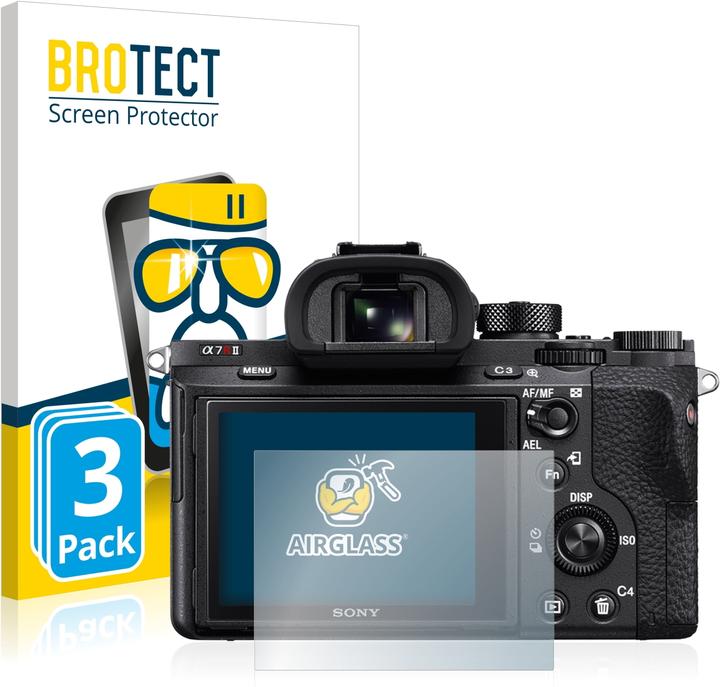 Produktbild BROTECT AirGlass Panzerglasfolie (Displayschutz, Alpha 7R II)