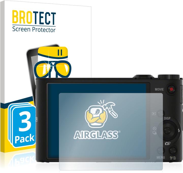 Produktbild BROTECT AirGlass Panzerglasfolie (Displayschutz, Cyber-shot DSC-HX350, Cyber-shot DSC-W35, Cyber-shot DSC-W50, Cyber-shot DSC-WX30, Cyber-shot DSC-W30)