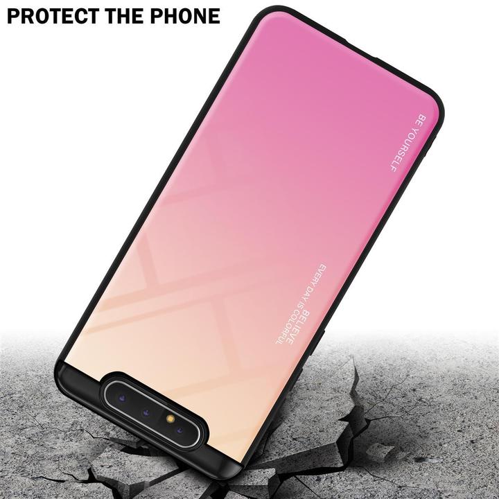 Produktbild Cadorabo TPU 2 Farben Glas Cover (Samsung Galaxy A80)
