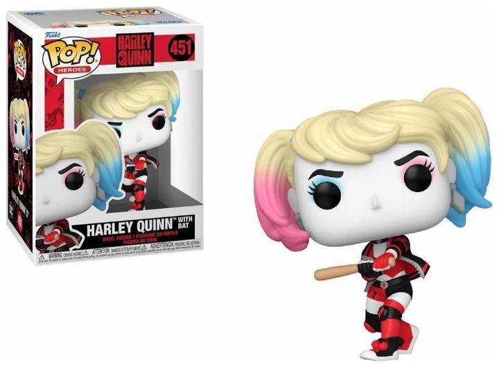 Actual product image Funko DC Comics: Harley Quinn Takeover POP! Heroes Vinyl Figur Harley with Bat 9 cm