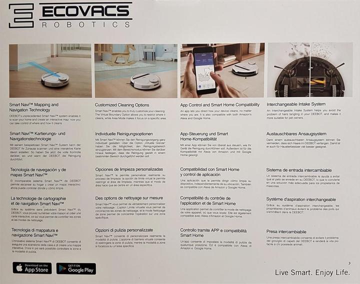 Immagine prodotto Ecovacs Deebot 900 (Aspirazione robotica)