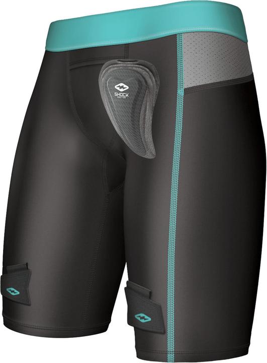 Actual product image Shock Doctor compression shorts with pelvic protection for (XL)