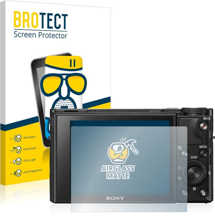 Image du produit BROTECT AirGlass Verre Mat (Protecteur d'écran, Cyber-Shot DSC-RX100 VII)