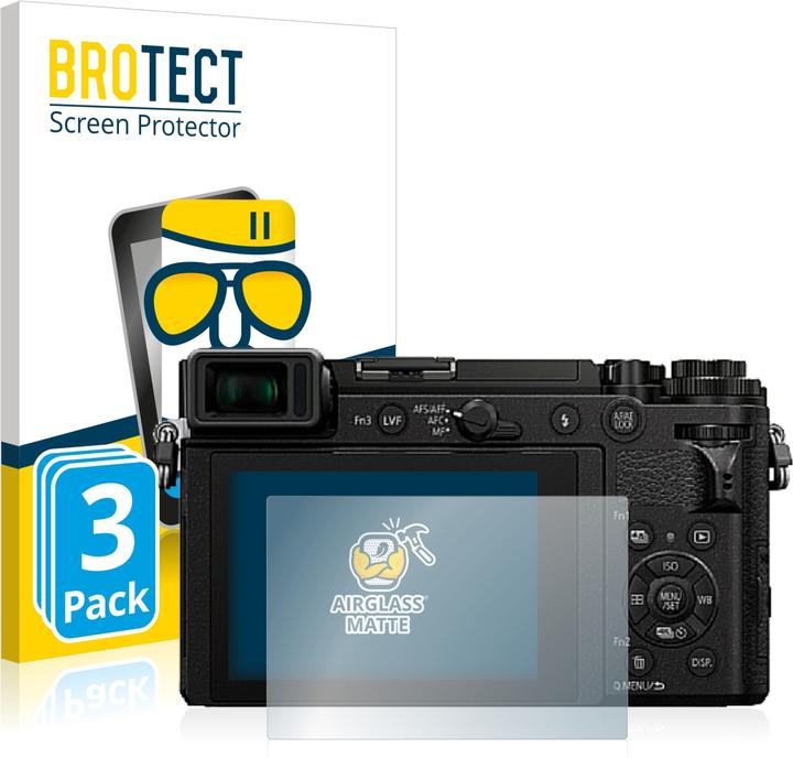 Produktbild BROTECT AirGlass Panzerglasfolie Matt (Displayschutz, Lumix DC-GX9)