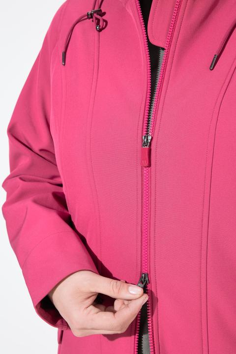 Produktbild Ulla Popken HYPRAR Softshelljacke, wasserabweisend, 2-Wege-Zipper (62)