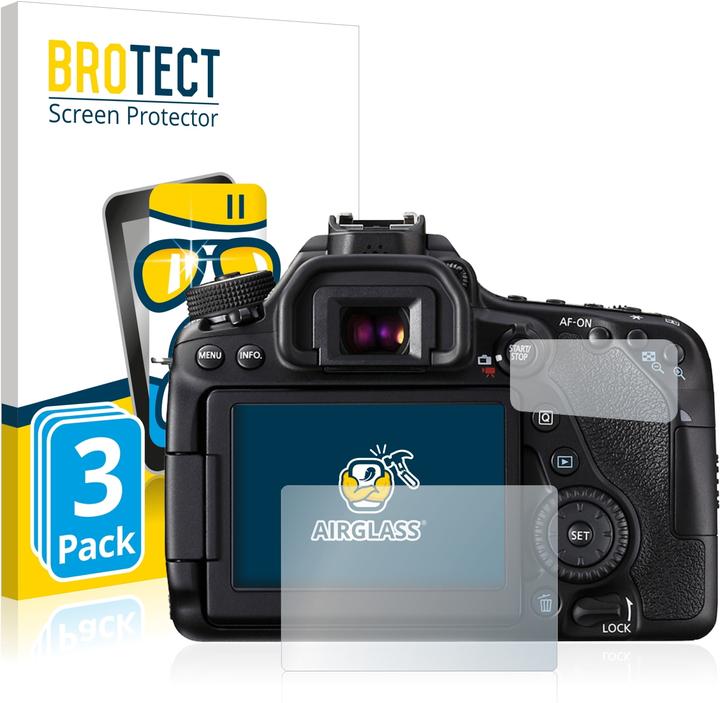Produktbild BROTECT AirGlass Panzerglasfolie (Displayschutz, EOS 80D)