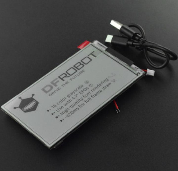 Immagine prodotto DFRobot Display E-Ink da 4,7 pollici 540x960 con ESP32