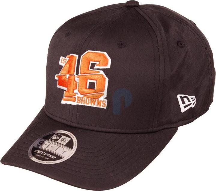 Actual product image New Era NFL - Cleveland Browns - Established Number 9Fifty Stretch Snapback Cap Braun ML (59)