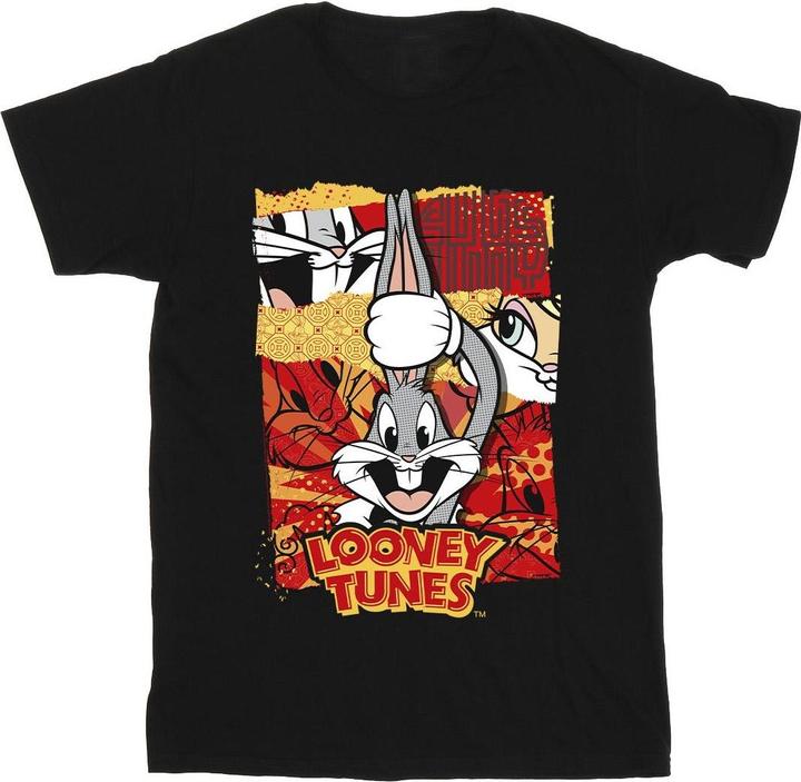 Looney Tunes Bugs Rabbit Comic New Year TShirt Jungen