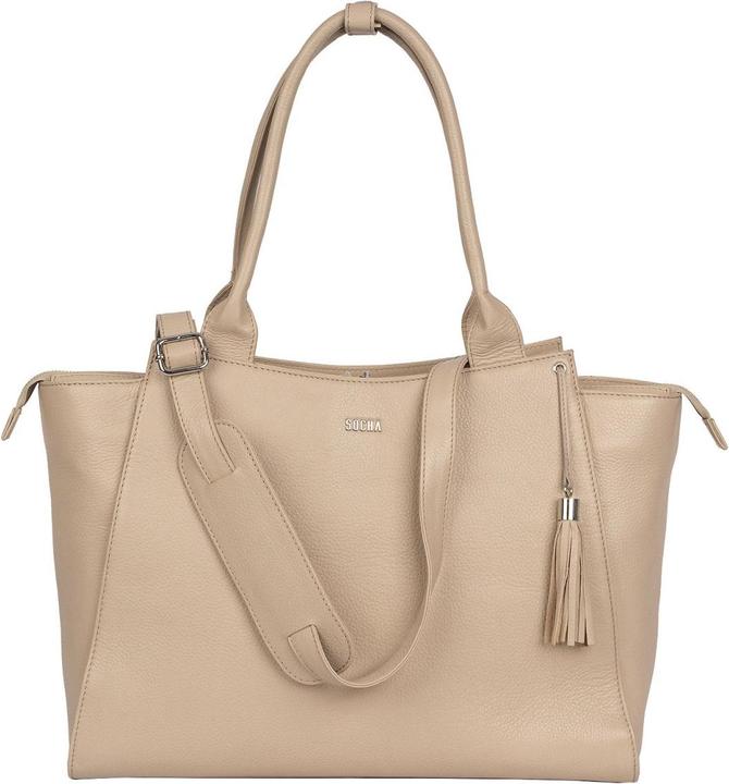 Actual product image Socha Genuine Business Bag 17.3", Vanilla (17.30")