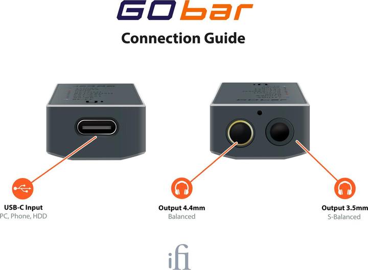 Produktbild iFi Audio GO bar (Gain-Schalter, Bass Boost, USB-DAC)