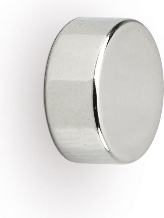 Immagine prodotto Maul Magnete a disco al neodimio, 12 mm, forza di tenuta: 4 kg, argento Diametro: 12 mm / Altezza: 5 mm (4 x)