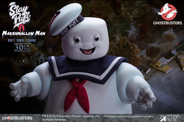 Actual product image Star Ace Toys Ghostbusters Soft Vinyl Statue Stay Puft Marshmallow Man Deluxe Version 30 cm