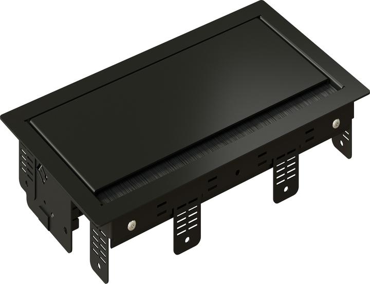 Produktbild IB Connect BOX Einbaurahmen schwarz S 3-fach