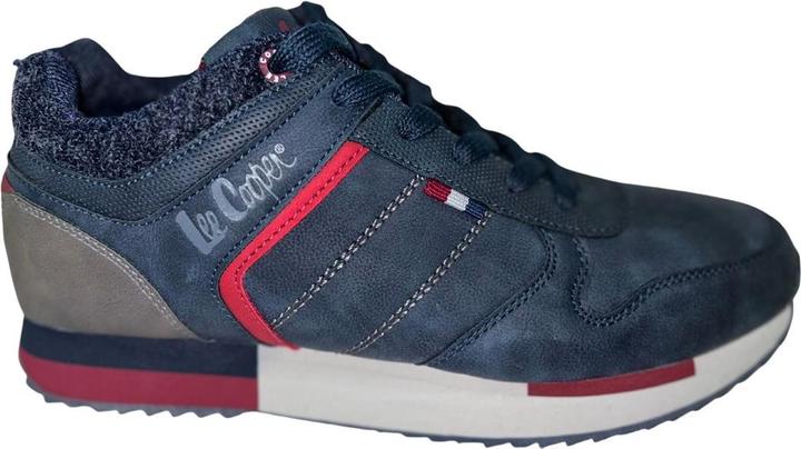 Lee Cooper Herren Laufschuh Marineblau Rot LCJ-21-29-0642M (42)