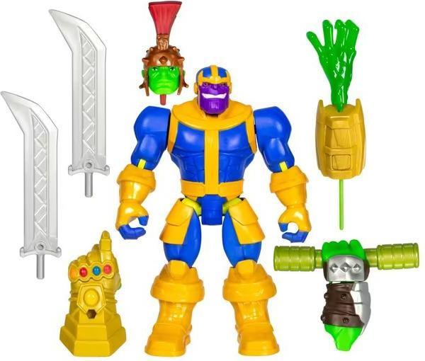 Image du produit Hasbro MixMashers Marvel Thanos individualisierbare Avengers Mix-And-Match Deluxe Action-Figur & Accessoire
