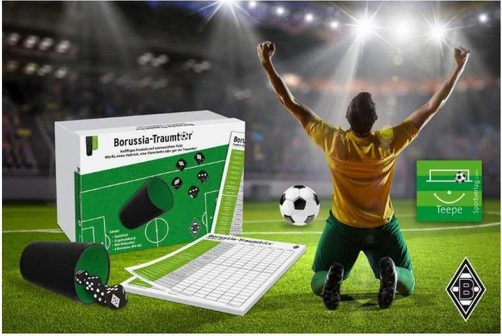 Produktbild ASS Altenburg 22182481 - Borussia Mönchengladbach Traumtor, Würfelspiel, ab 6 Jahren (DE-Ausgabe) (Deutsch)