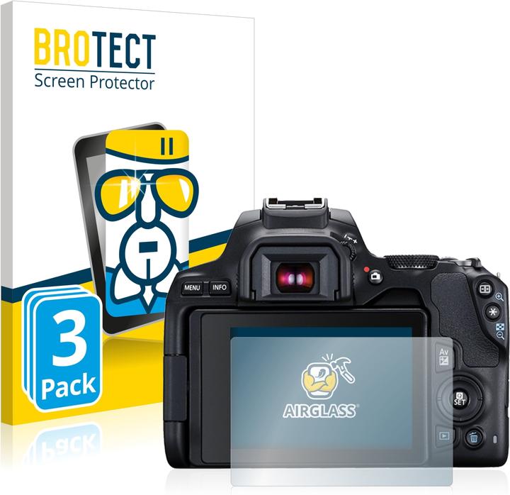 BROTECT AirGlass Panzerglasfolie (Displayschutz, EOS 250D)