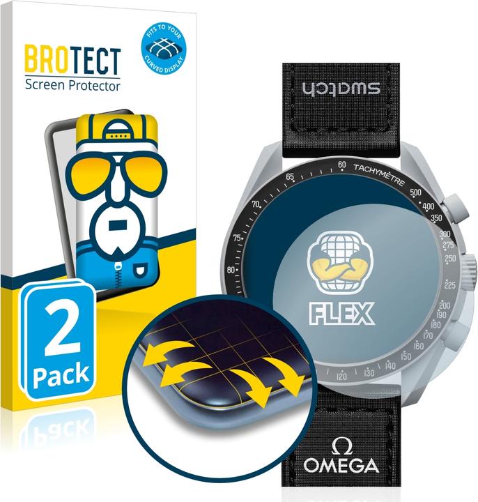 Produktbild BROTECT Full-Cover Displayschutz (Omega x Swatch Speedmaster Moonswatch)