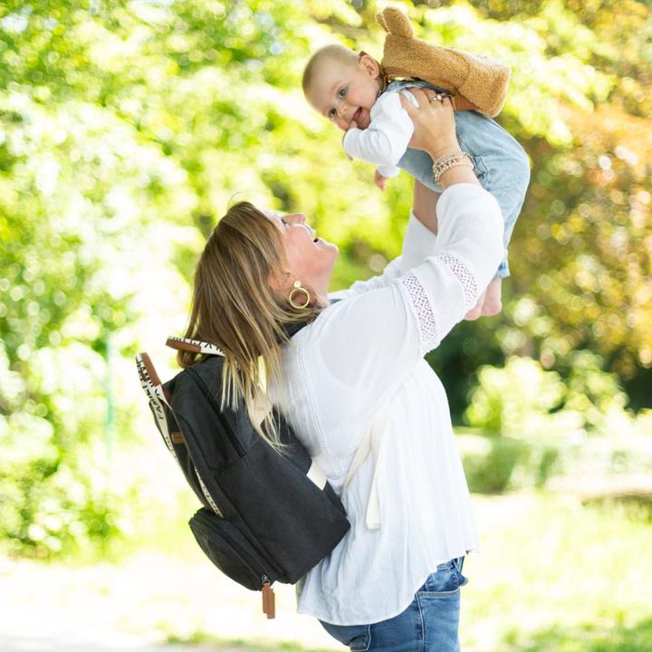 Actual product image Childhome Wickelrucksack black
