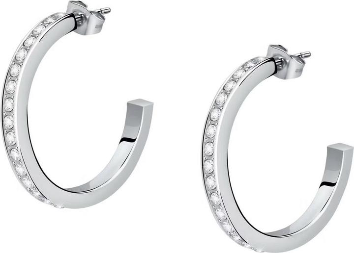 Morellato Creole Earrings +Crystal (Edelstahl)