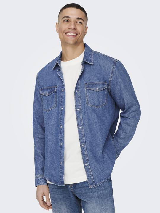 Immagine prodotto Only & Sons Camicia di jeans (L)