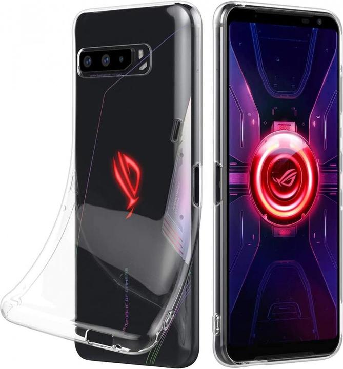 Actual product image Screenguard Asus ROG Phone 3 Flexible TPU Clear Case (Asus ROG Phone)