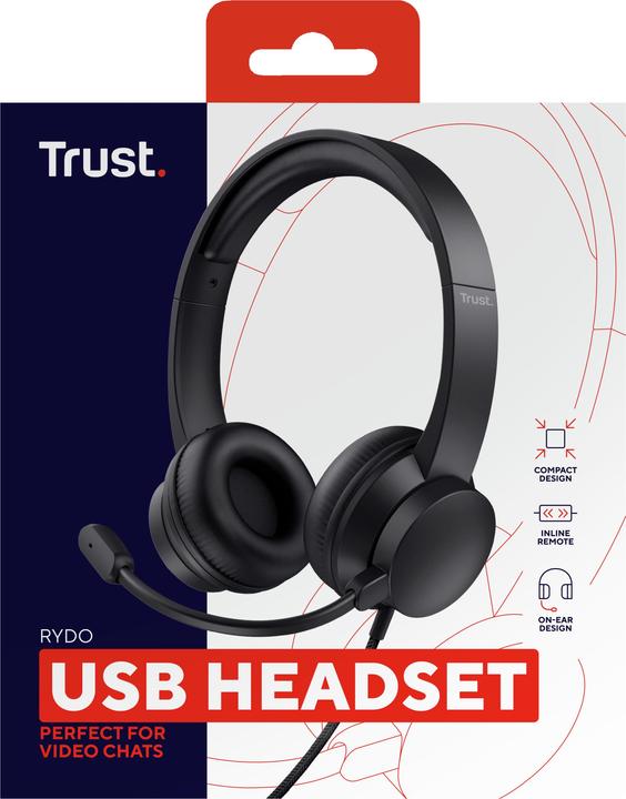 Immagine prodotto Trust Auricolare Rydo per PC e Notebook (Cablato, USB-A)