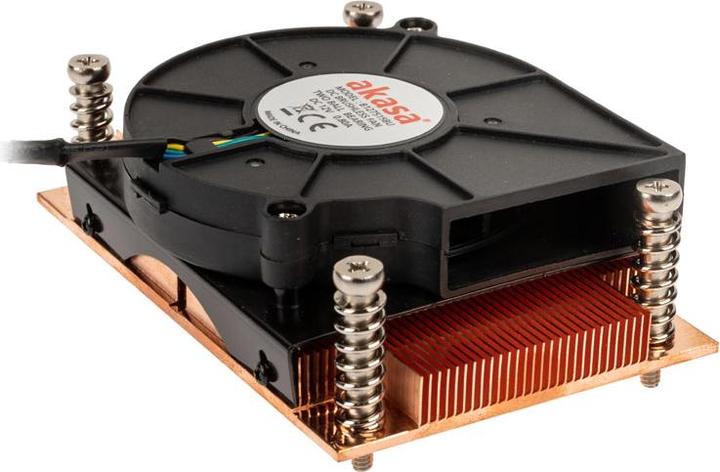 Actual product image Akasa Low Profile CPU Cooler, AM4 (28 mm)