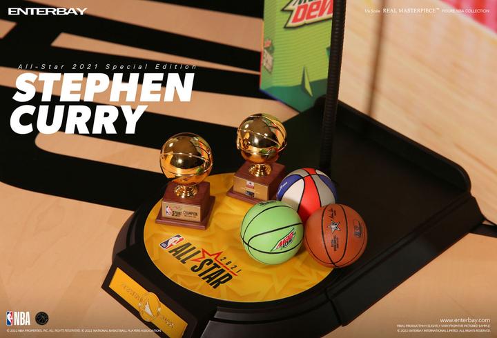 Produktbild Enterbay NBA Collection figurine Real Masterpiece 1/6 Stephen Curry All Star 2021 Special Edition 30 cm