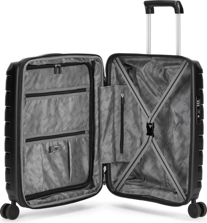 Immagine prodotto Roncato Skyline 2.0 Carrello cabina a 4 ruote da 55 cm con ripiegamento elastico (40 l, Bagaglio a mano (fino a 50 litri))
