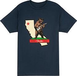 Fender Rocks Cali T-Shirt, Navy, XXL (XXL)