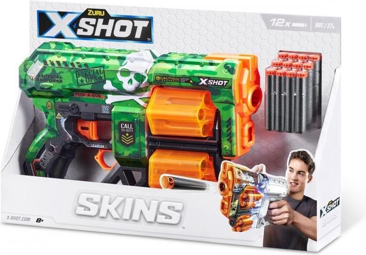 Actual product image Shot X-Shot - Skins Dread (12 Darts) (36517)
