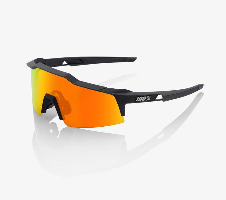 Actual product image 100% Speedcraft SL (Soft Tact Black, HiPer Red Multilayer Mirror)