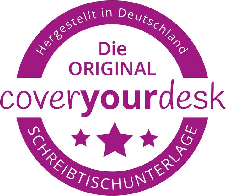 Produktbild CoverYourDesk Schreibtischunterlage Stahlblech Riffel Muster