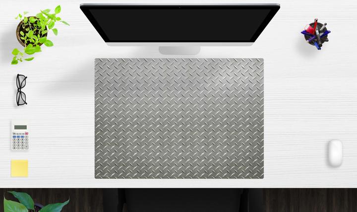 Produktbild CoverYourDesk Schreibtischunterlage Stahlblech Riffel Muster