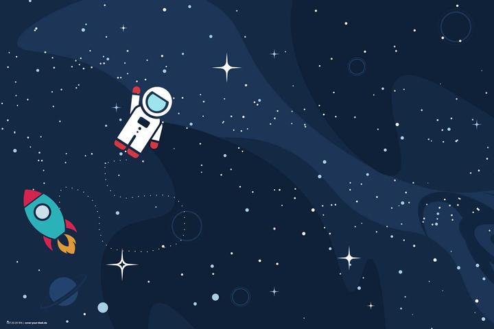 Produktbild CoverYourDesk Schreibtischunterlage Astronaut im Weltraum