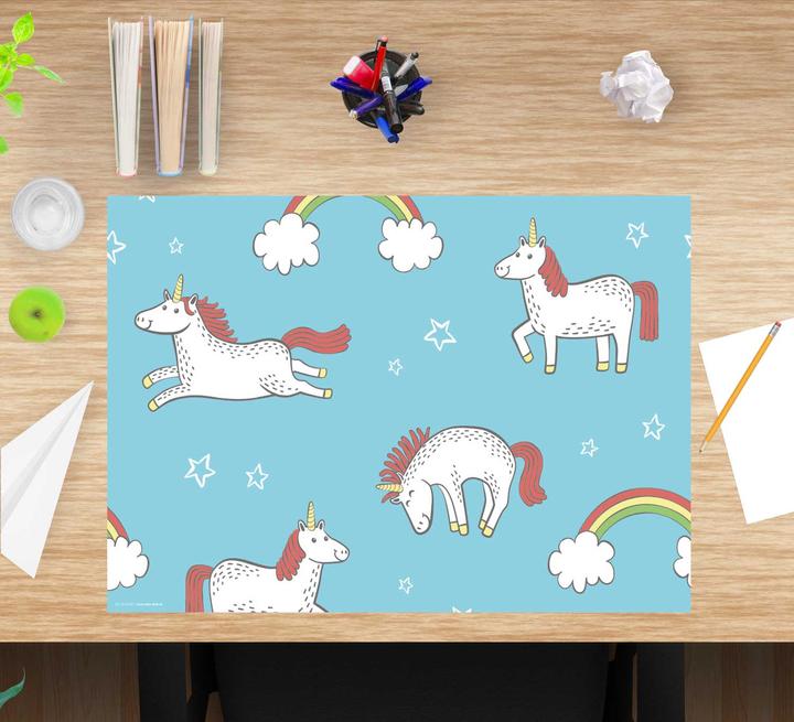 Actual product image CoverYourDesk White unicorns