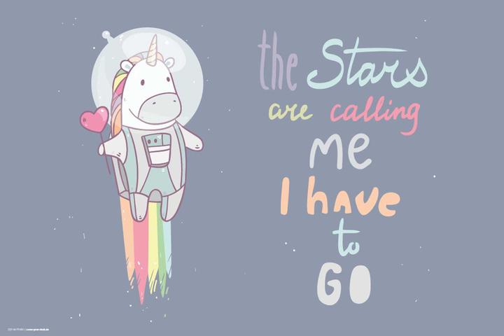 Actual product image CoverYourDesk Unicorn in Space